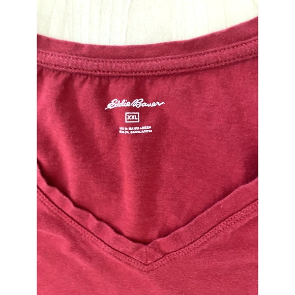 Lot of 2 Men's 2XL T-Shirts Tops Cotton Eddie Bauer Club Room - Picture 4 of 8